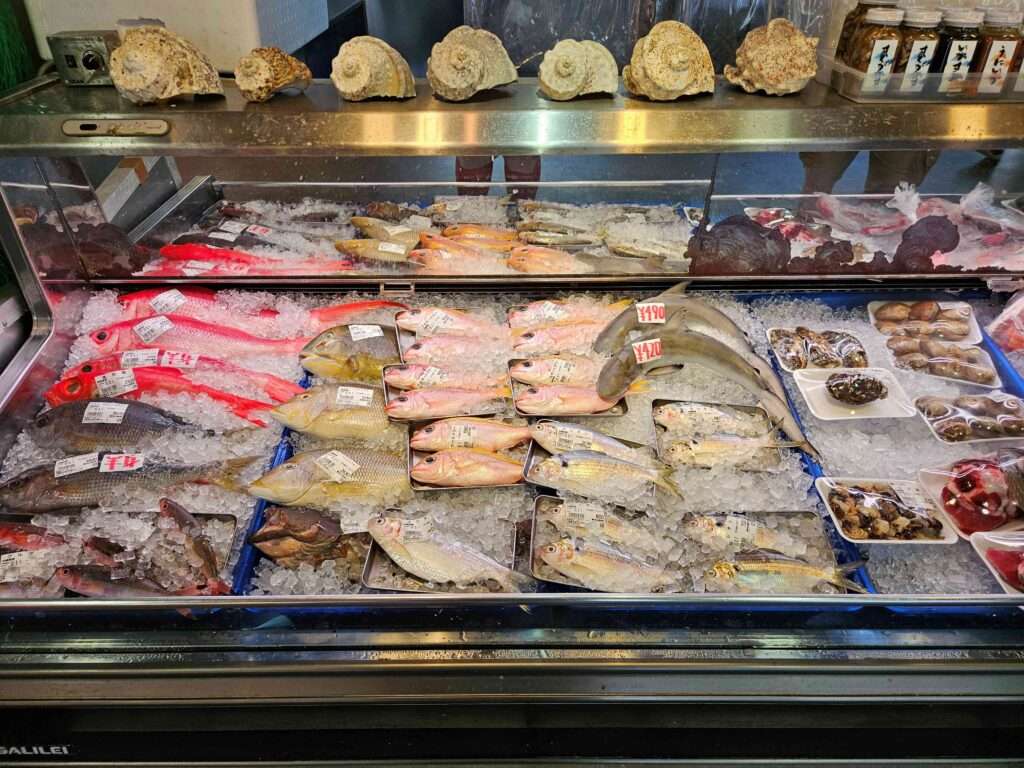 Fresh fish at the Itoman Fish Market